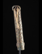 Flute ou marteau en bronze - Wé - Côte d'Ivoire - Aerophones