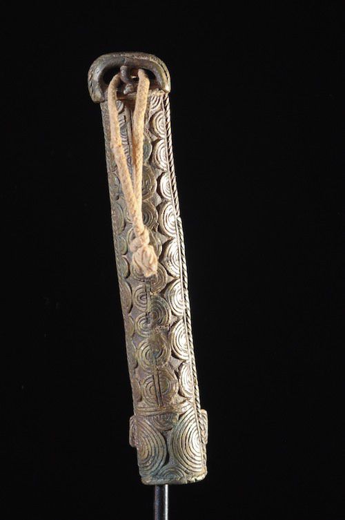 Flute ou marteau en bronze - Wé - Côte d'Ivoire - Aerophones