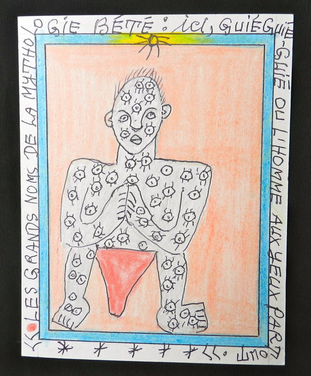 Mythologie Bété - Guiéguié - Frédéric Brûly Bouabré - Dessin