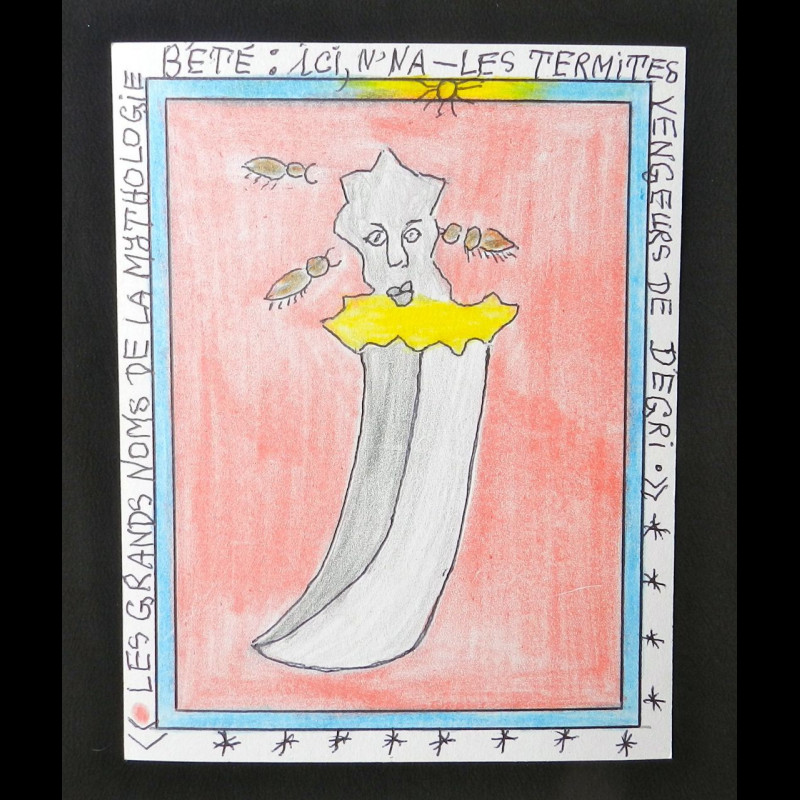 Mythologie Bété - Degri - Frédéric Brûly Bouabré - Dessin