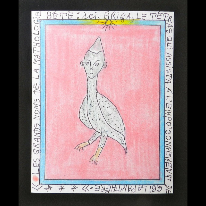 Mythologie Bété - Briga - Frédéric Brûly Bouabré - Dessin