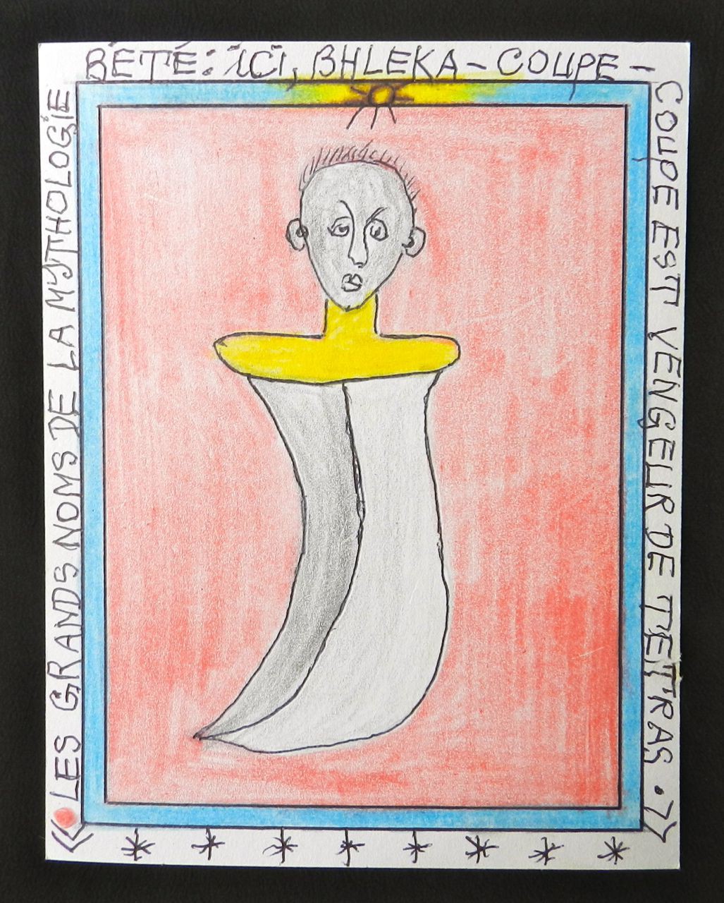 Mythologie Bété - Bhleka - Frédéric Brûly Bouabré - Dessin