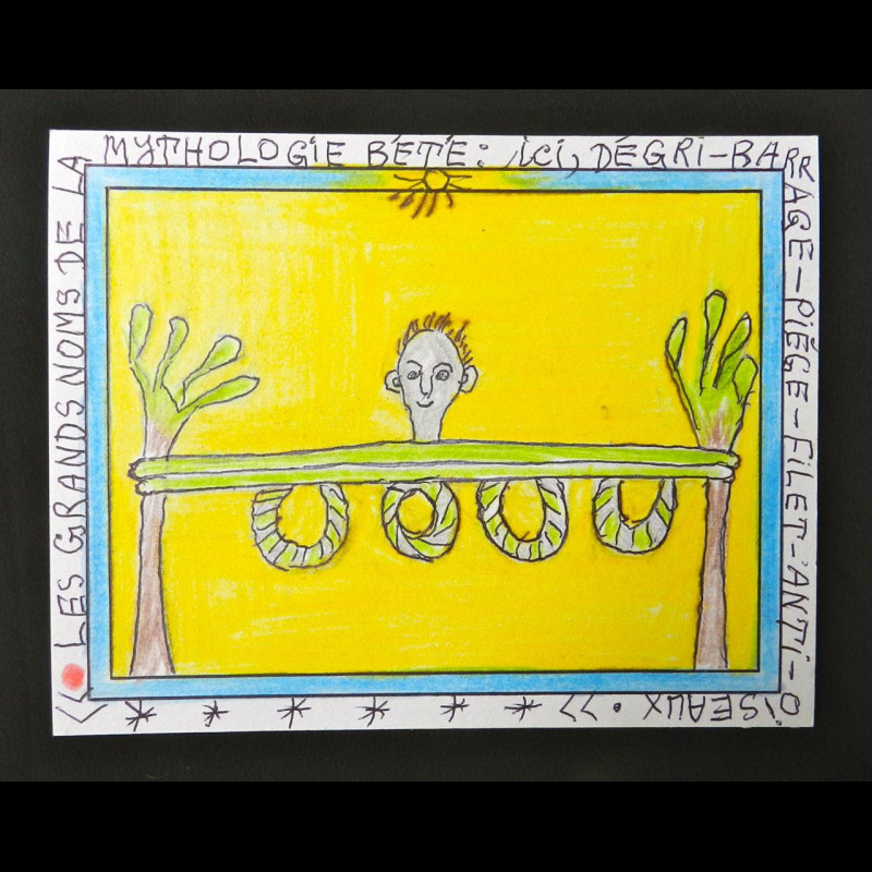 Mythologie Bété - Degri Barrage - Frédéric Brûly Bouabré - Dessin