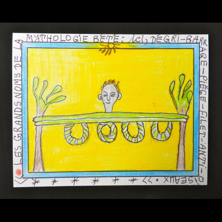 Mythologie Bété - Degri Barrage - Frédéric Brûly Bouabré - Dessin