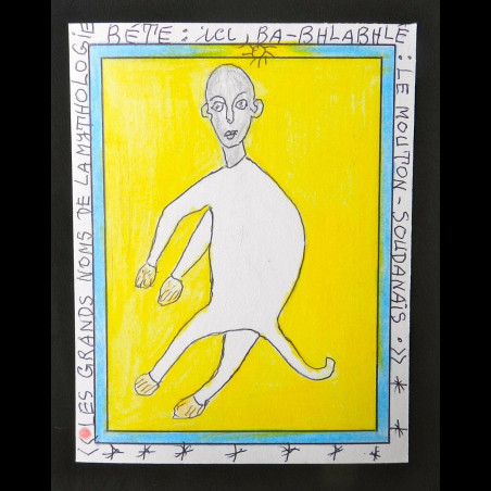 Mythologie Bété - Ba Bhlabhlé - Frédéric Brûly Bouabré - Dessin