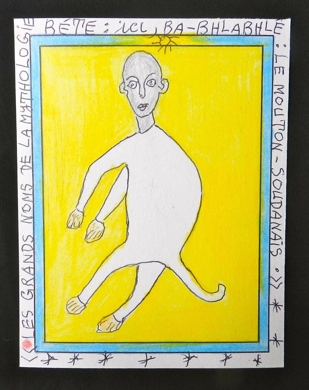 Mythologie Bété - Ba Bhlabhlé - Frédéric Brûly Bouabré - Dessin