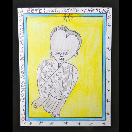 Mythologie Bété - Gbaié - Frédéric Brûly Bouabré - Dessin