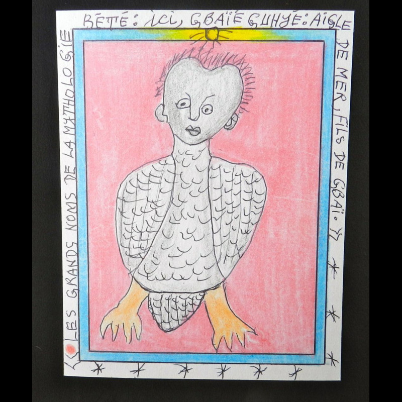Mythologie Bété - Guhyé - Frédéric Brûly Bouabré - Dessin