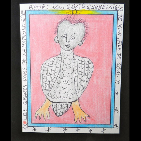 Mythologie Bété - Guhyé - Frédéric Brûly Bouabré - Dessin
