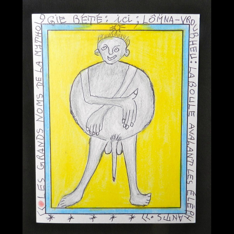 Mythologie Bété - Lômna - Frédéric Brûly Bouabré - Dessin