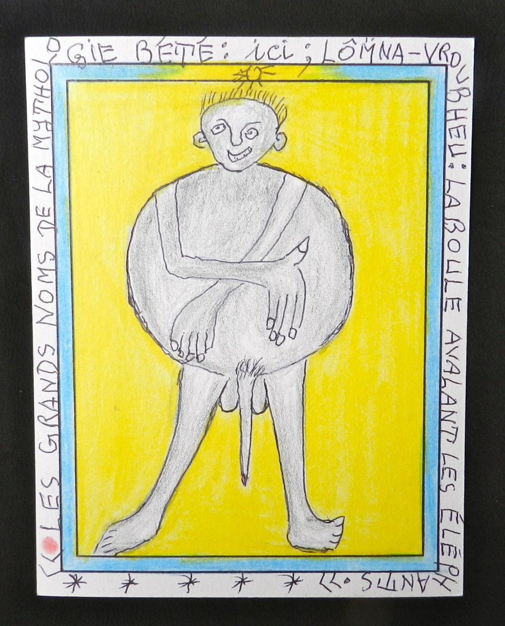 Mythologie Bété - Lômna - Frédéric Brûly Bouabré - Dessin
