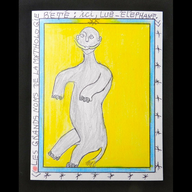 Mythologie Bété - Luê - Frédéric Brûly Bouabré - Dessin