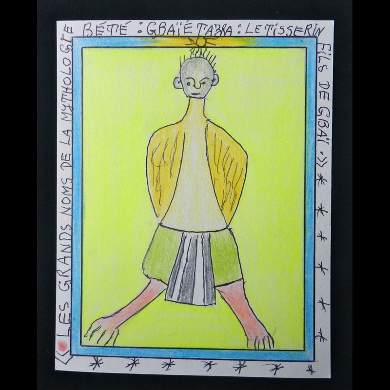 Mythologie Bété - Tazra - Frédéric Brûly Bouabré - Dessin