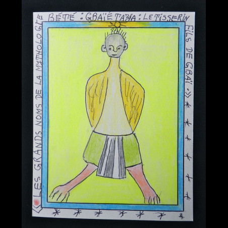 Mythologie Bété - Tazra - Frédéric Brûly Bouabré - Dessin