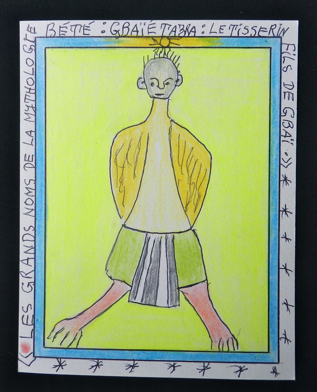 Mythologie Bété - Tazra - Frédéric Brûly Bouabré - Dessin