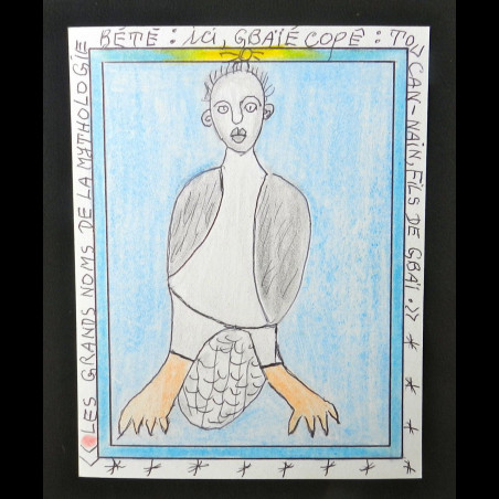 Mythologie Bété - Copê - Frédéric Brûly Bouabré - Dessin