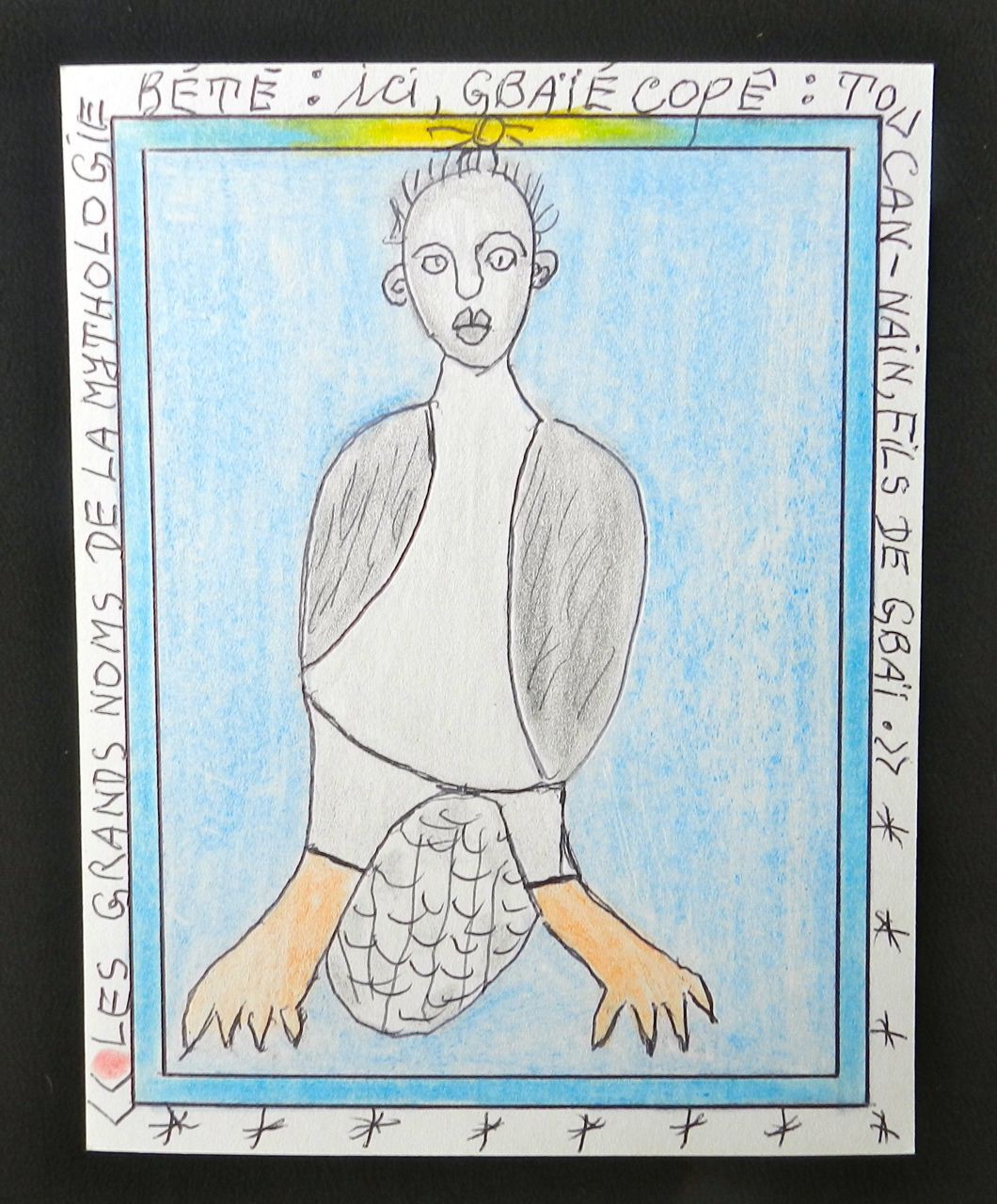 Mythologie Bété - Copê - Frédéric Brûly Bouabré - Dessin