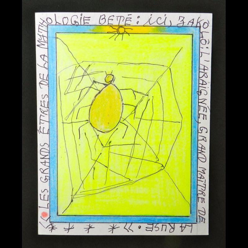 Mythologie Bété - Zako - Frédéric Brûly Bouabré - Dessin