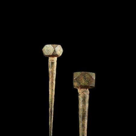 Pique a cheveux en metal - Gurunsi - Burkina faso