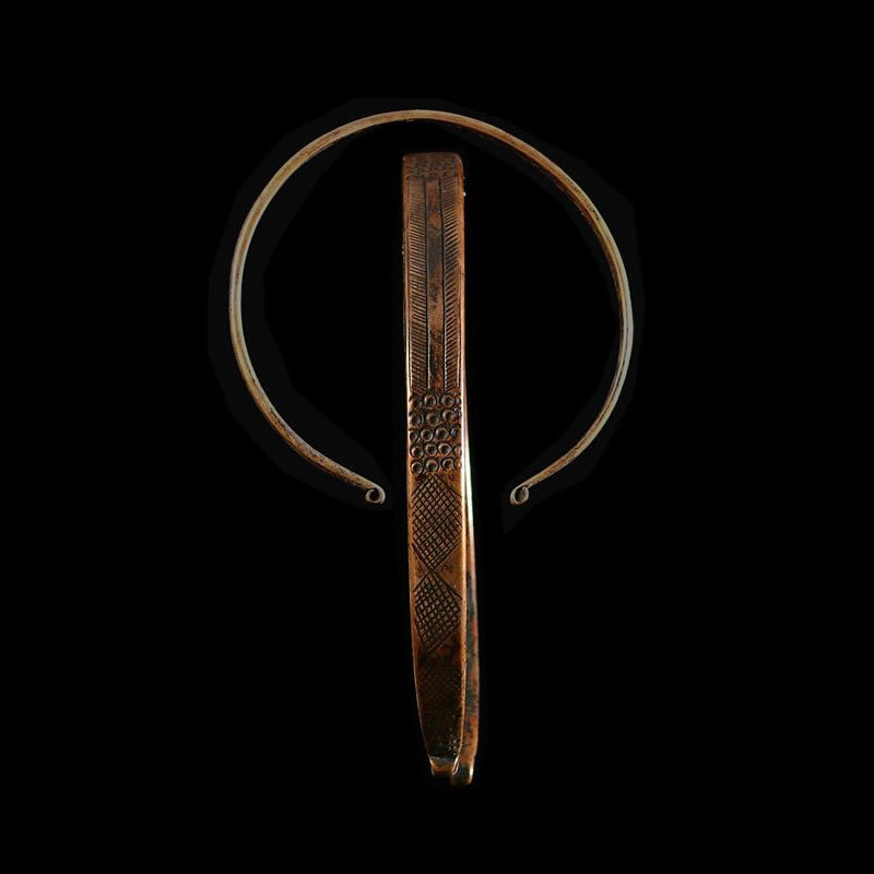 Torque en laiton - Gamo Gofa - Ethiopie - Bijoux ethniques