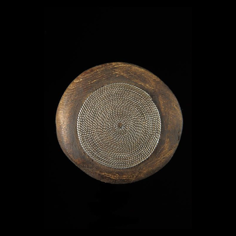 Labret en bois et metal - Dinka / Pokot - Soudan / Ethiopie