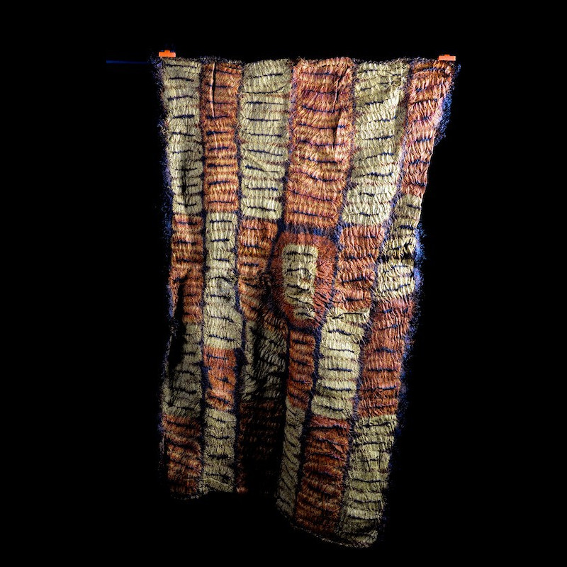 Foulard de tête en écorce battue - Dida - Côte d'Ivoire