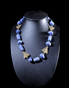 Collier en laiton et perles de bohème  - Boulé - Côte d'Ivoire