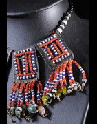 Collier en perles de verre  - Afar - Ethiopie