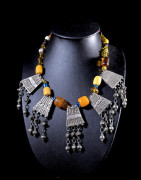 Collier en perles et métal  - Oromo - Ethiopie