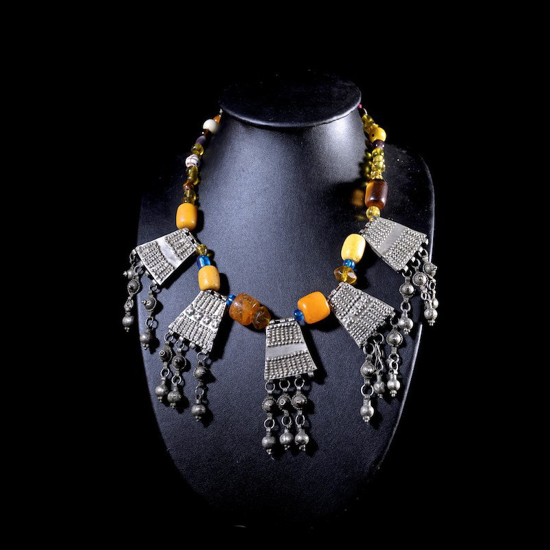 Collier en perles et métal  - Oromo - Ethiopie