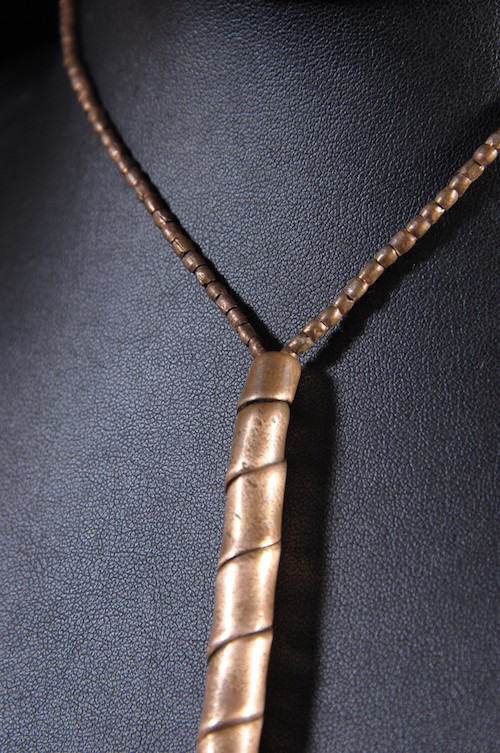 Collier pendentif en cuivre rouge - Sidamo - Ethiopie