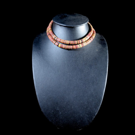 Collier monnaie bakélite - Peuhl Mali - Perles et Monnaies