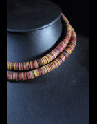 Collier monnaie bakélite - Peuhl Mali - Perles et Monnaies