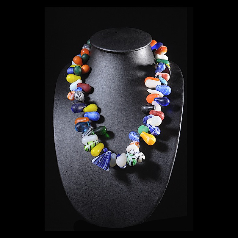 Collier monnaie de perles Prosser - Peul - Mali
