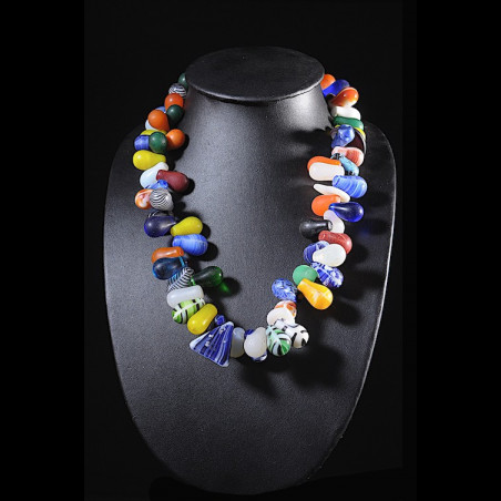 Collier monnaie de perles Prosser - Peul - Mali
