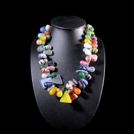 Collier monnaie de perles Prosser - Peul - Mali