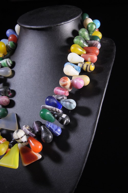 Collier monnaie de perles Prosser - Peul - Mali