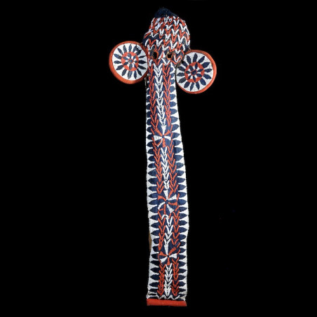 Masque elephant perle - Bamileke - Cameroun - perles afrique