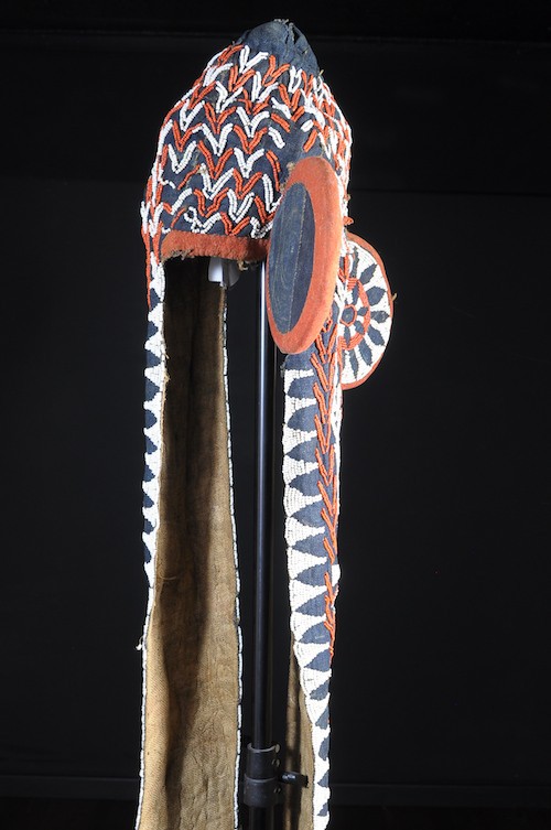 Masque elephant perle - Bamileke - Cameroun - perles afrique