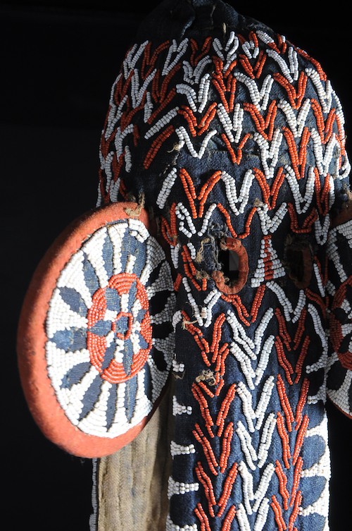 Masque elephant perle - Bamileke - Cameroun - perles afrique