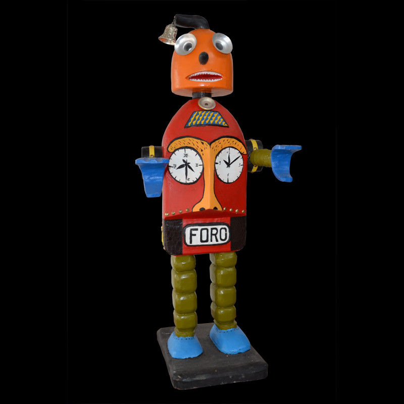 Foro - Sculpture polychrome - Camara Demba - 2012