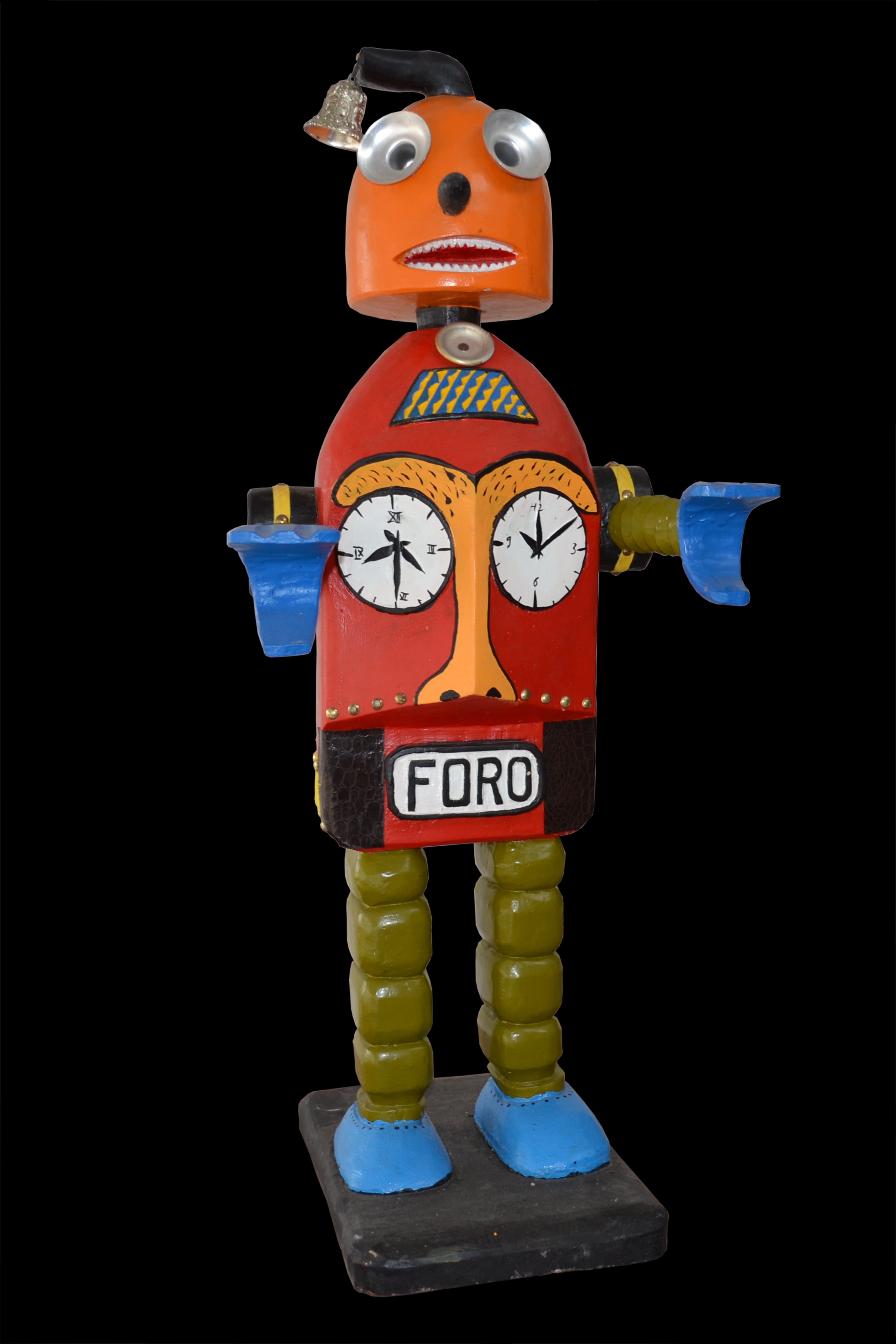 Foro - Sculpture polychrome - Camara Demba - 2012