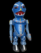 Blue - Sculpture polychrome - Camara Demba - 2008