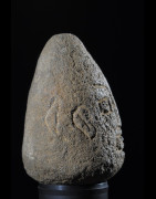 Tete votive en pierre Akwanshi - Ekoi - Cross River  - Nigeria