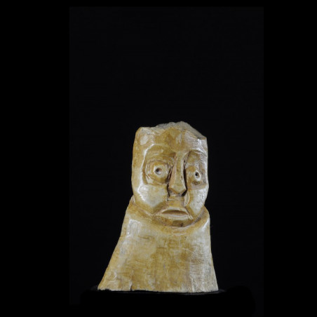 Statuette insigne Iginga en os - Lega - RDC Zaire