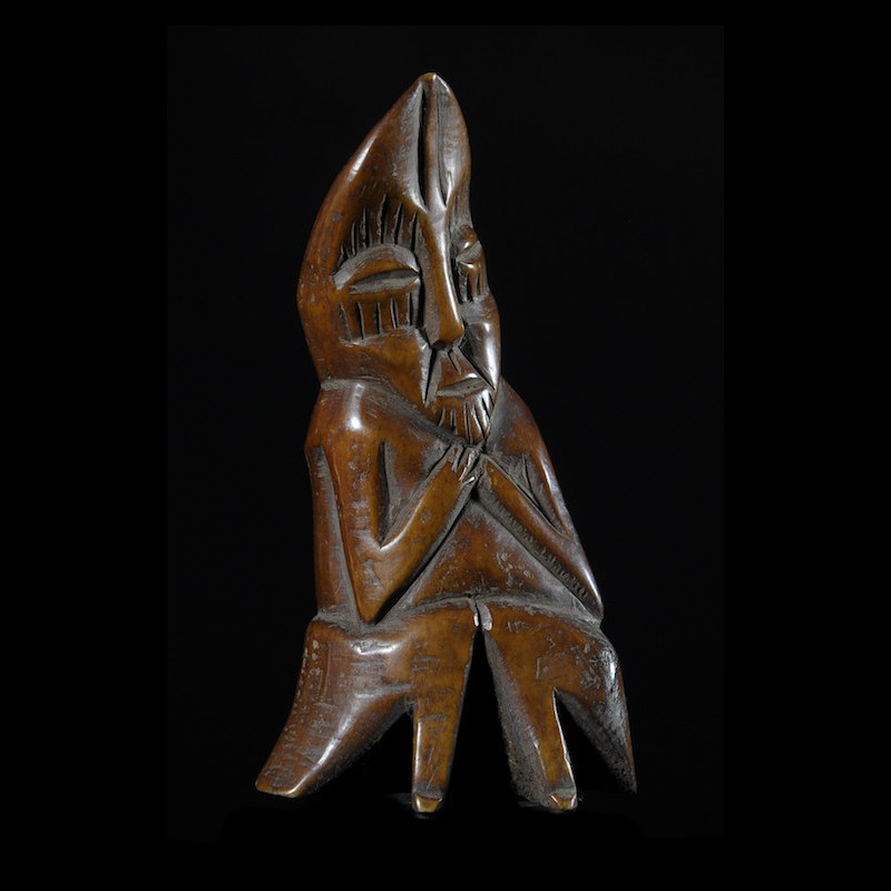 Statuette insigne Iginga en os - Lega - RDC Zaire