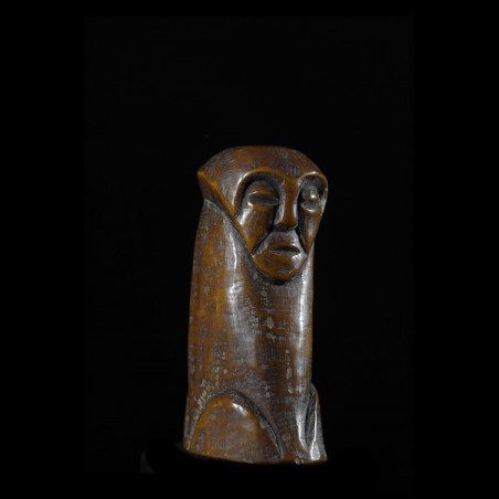 Statuette insigne Iginga en os - Lega - RDC Zaire