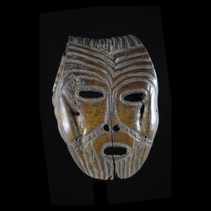 Masque Lukungu en os - Lega - RDC Zaire - Bwami