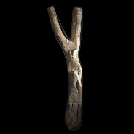 Echelle de grenier a cereales - Dogon / Lobi - Mali - Afrique