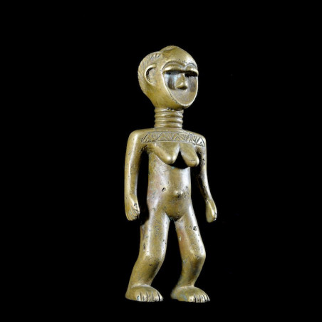 Statue de forgeronne en Bronze - Dan / Toura - Côte d'Ivoire / Liberia